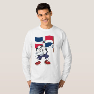 Dominikanische Republik Dabbing Fußball T-Shirt