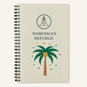 Dominikanische Republik Erbestätten & Columbus-Leu Notizbuch