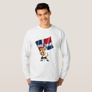 Dominikanische Republik Fan Katze T-Shirt