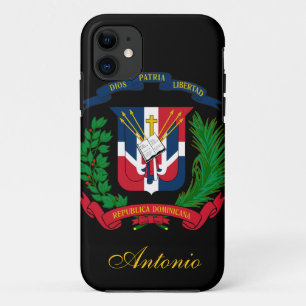 Dominikanische Republik-Flagge iPhone 11 Hülle