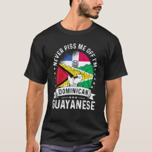 Dominikanische Republik Flagge Guayanesisch Gewach T-Shirt