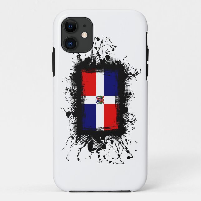 Dominikanische Republik-Flagge iPhone 5 Fall Case-Mate iPhone Hülle (Rückseite)