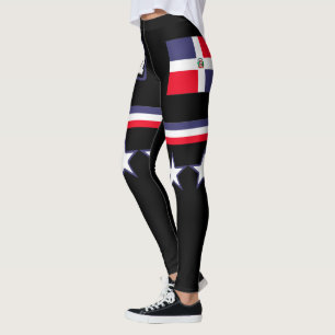 Dominikanische Republik-Flagge Leggings