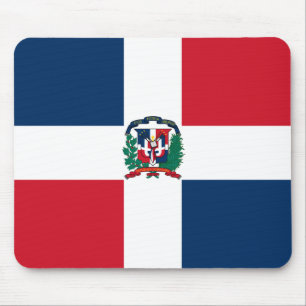 Dominikanische Republik-Flagge Mousepad