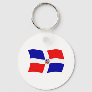 Dominikanische Republik Flagge Schlüsselanhänger