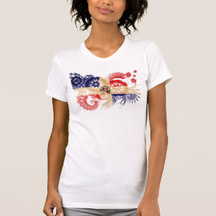 Dominikanische Republik-Flagge T-Shirt