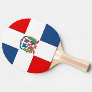 Dominikanische Republik-Flagge Tischtennis Schläger