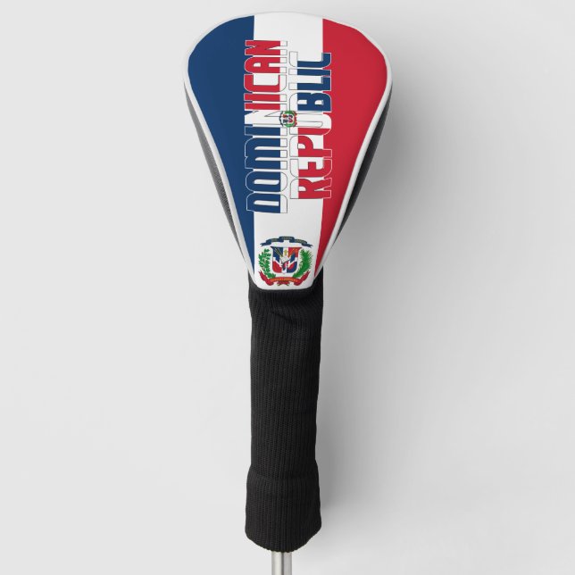 Dominikanische Republik Flaggenstaat Gorgetic Patr Golf Headcover (Vorderseite)