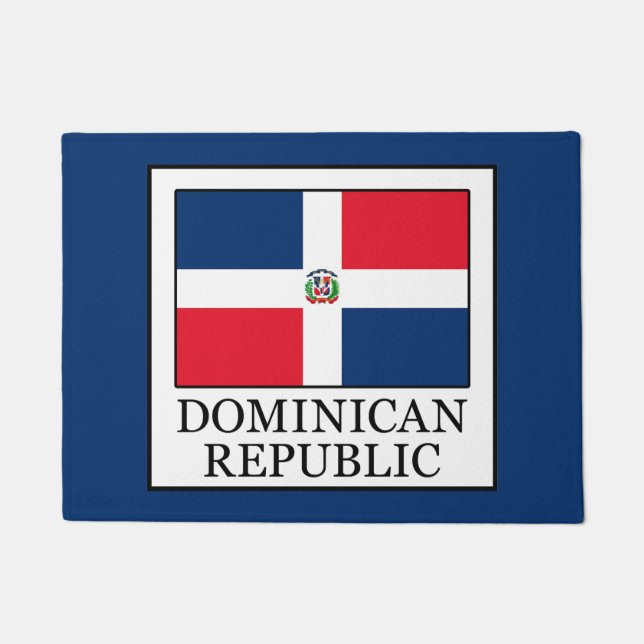 Dominikanische Republik Fußmatte (Vorderseite)
