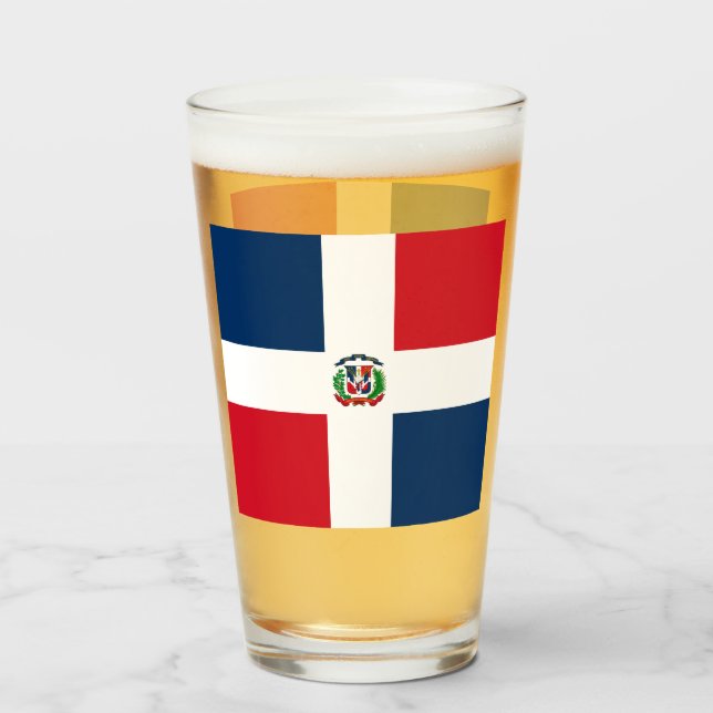 Dominikanische Republik Glas (Vorne (Gefüllt))