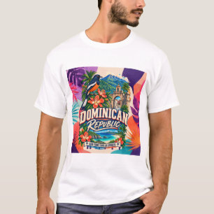 Dominikanische Republik Gute Vibes haben eine Adre T-Shirt