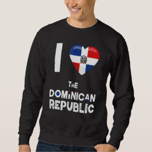 Dominikanische Republik Herzstück I Liebe Dominika Sweatshirt
