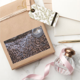 Dominikanische Republik Kaffeebär Rechteckiger Aufkleber