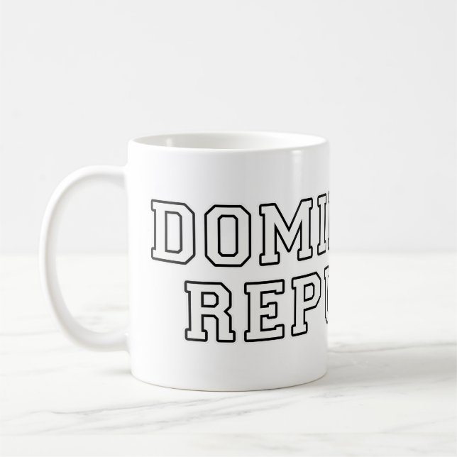 Dominikanische Republik Kaffeetasse (Links)