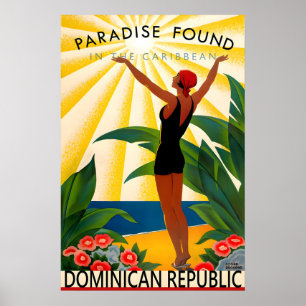 Dominikanische Republik Karibik Tropisch Große Poster