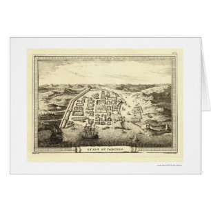 Dominikanische Republik-Karte durch C.F. Fritzsch