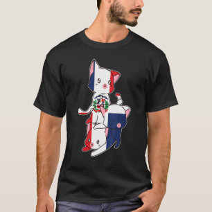 Dominikanische Republik Katzen Dominikanische Repu T-Shirt