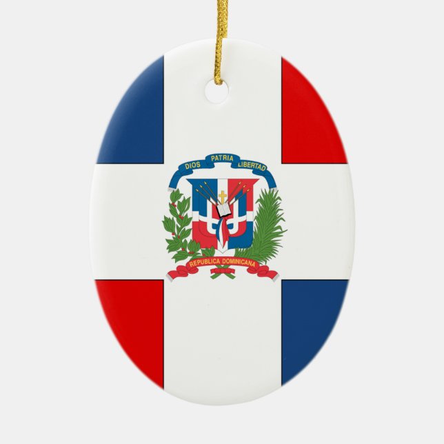 Dominikanische Republik Keramik Ornament (Vorne)