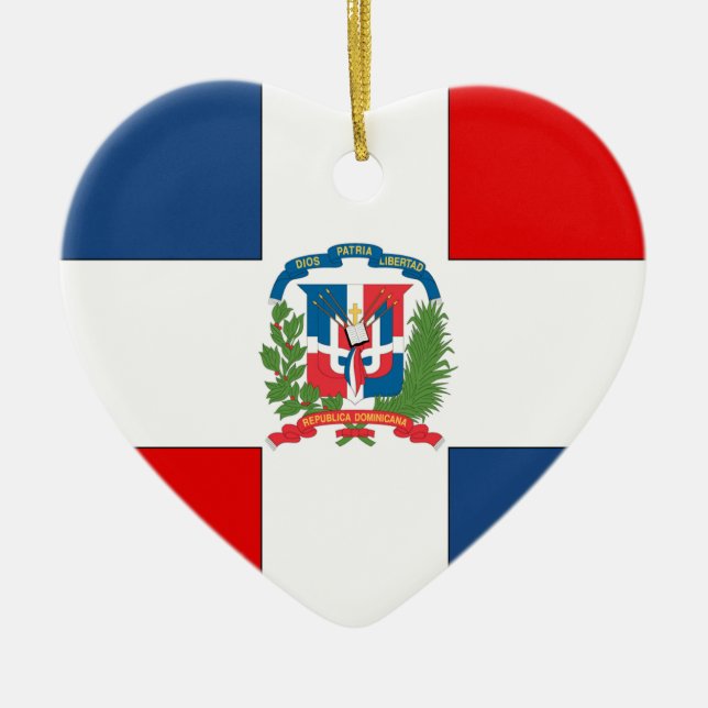 Dominikanische Republik Keramik Ornament (Vorne)
