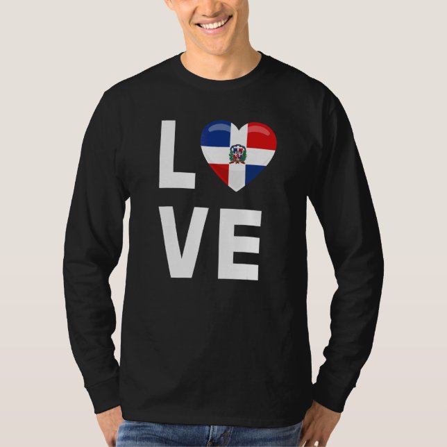 Dominikanische Republik - Liebe Dominikanische Rep T-Shirt (Vorderseite)