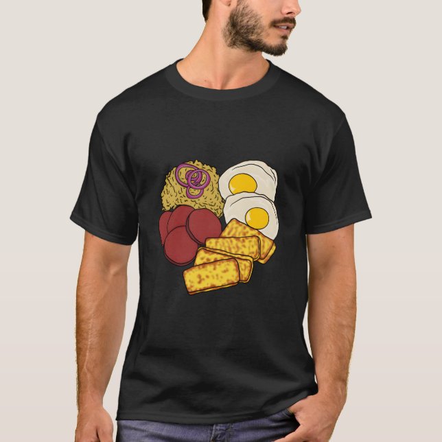 Dominikanische Republik Lieblingsessen Gãº Salami  T-Shirt (Vorderseite)