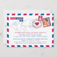 Dominikanische Republik Luftpost Hochzeitsempfang