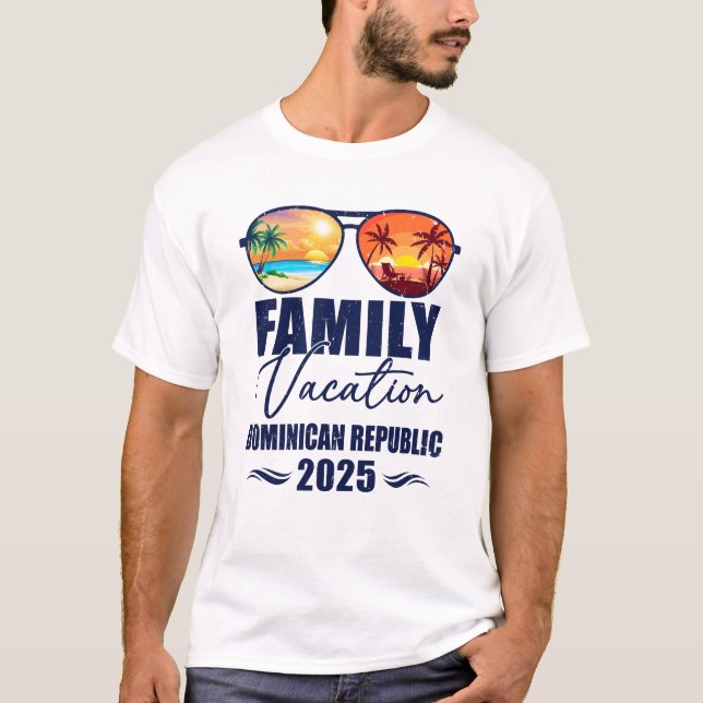 Dominikanische Republik Matching Family Vacation 2 T-Shirt (Vorderseite)