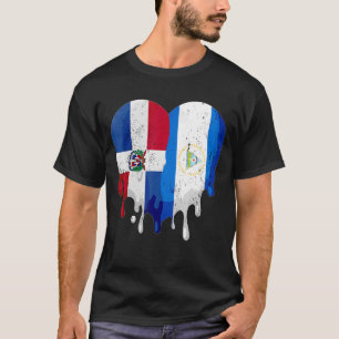 Dominikanische Republik Nicaragua Flaggenstaat Mit T-Shirt