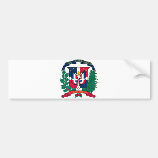 Dominikanische Republik-offizielles Wappen Autoaufkleber