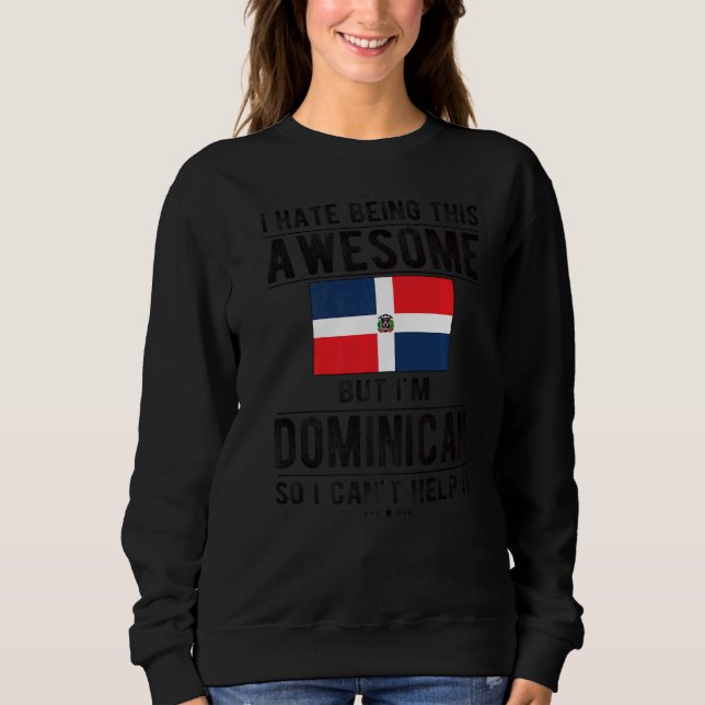 Dominikanische Republik: phantastische Dominikanis Sweatshirt (Vorderseite)