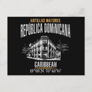 Dominikanische Republik Postkarte