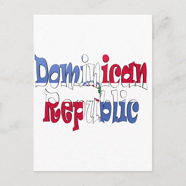 Dominikanische Republik Postkarte (Vorderseite)