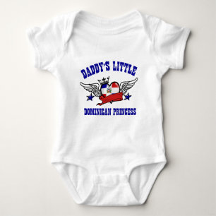 Dominikanische Republik-Prinzessin Design Baby Strampler