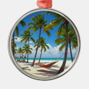 Dominikanische Republik Punta Cana Beach Travel Ornament Aus Metall