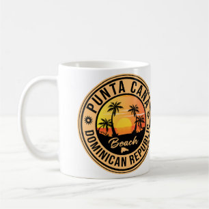 Dominikanische Republik Punta Cana - Retro Souveni Kaffeetasse