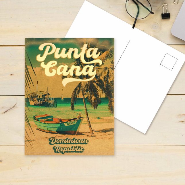 Dominikanische Republik Punta Cana - Retro Souveni Postkarte (Von Creator hochgeladen)