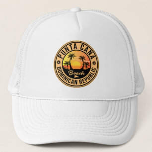 Dominikanische Republik Punta Cana - Retro Souveni Truckerkappe