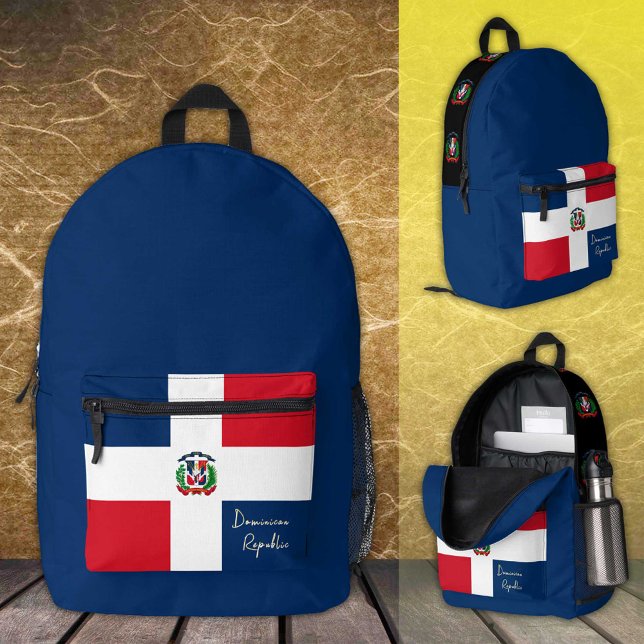Dominikanische Republik, Rucksack, Dominikanische  Bedruckter Rucksack (Von Creator hochgeladen)