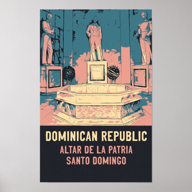 Dominikanische Republik Santo Domingo Altar la Pat Poster (Vorne)