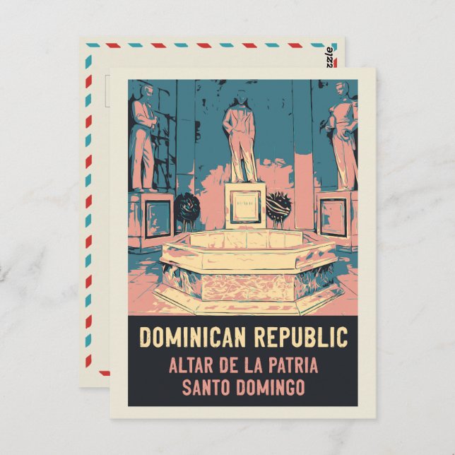 Dominikanische Republik Santo Domingo Altar la Pat Postkarte (Vorne/Hinten)