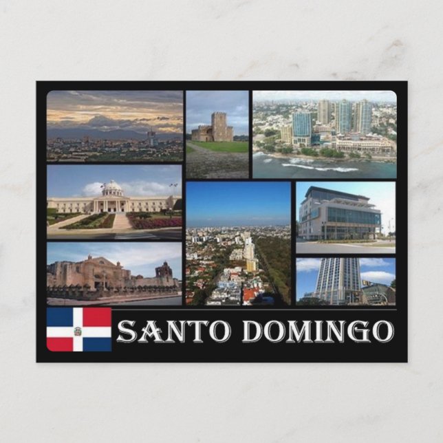 Dominikanische Republik - Santo Domingo - Mosaik - Postkarte (Vorderseite)