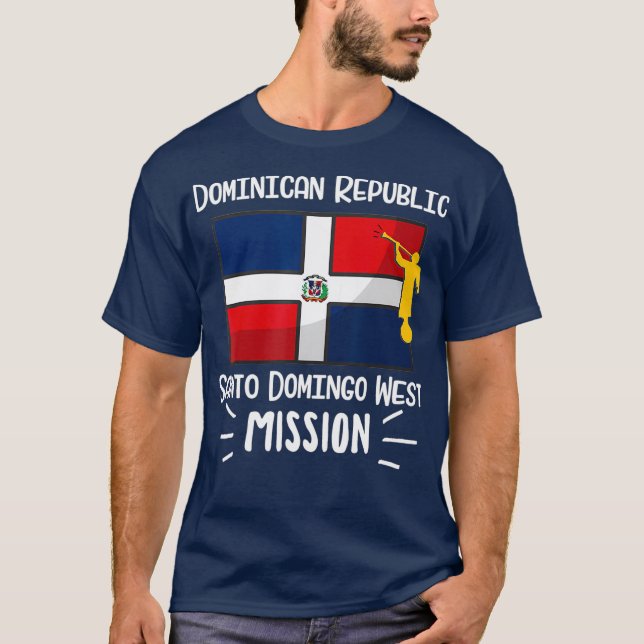 Dominikanische Republik Santo Domingo West Mormon  T-Shirt (Vorderseite)