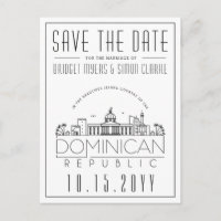 Dominikanische Republik | Stilisierte Skyline Save