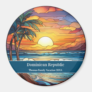 Dominikanische Republik Strandurlaub Magnet
