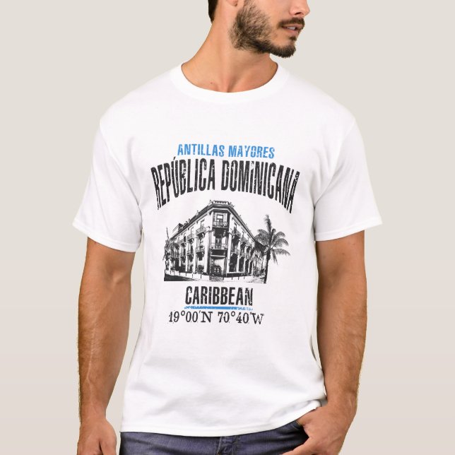 Dominikanische Republik T-Shirt (Vorderseite)