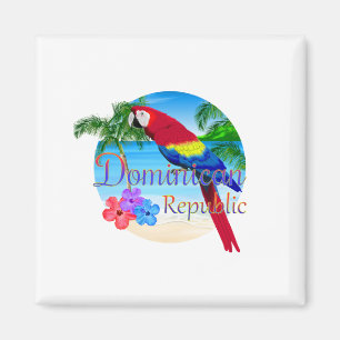 Dominikanische Republik Tropical Magnet