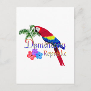 Dominikanische Republik Tropical Postkarte