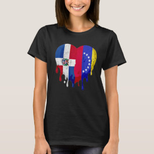 Dominikanische Republik Venezuela Flaggenstaat Mit T-Shirt