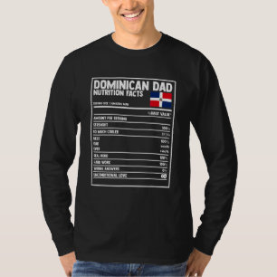 Dominikanische Vater Ernährung Fakten Vatertag Dom T-Shirt