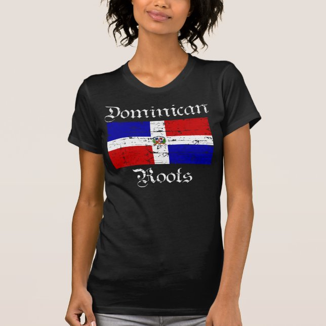 Dominikanische Wurzeln T-Shirt (Vorderseite)